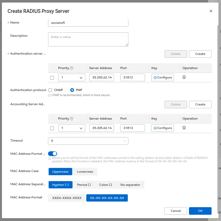 CreateRADIUSProxyServer