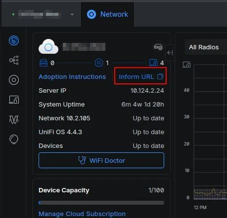 Inform URL location