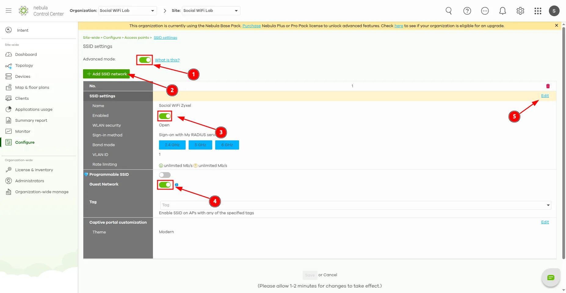 ZyxelConfigureAdvanceCreate