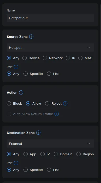 Firewall Rule