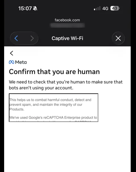 Recaptcha Issue